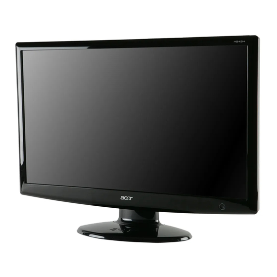 Acer H243H Manuel D'utilisation
