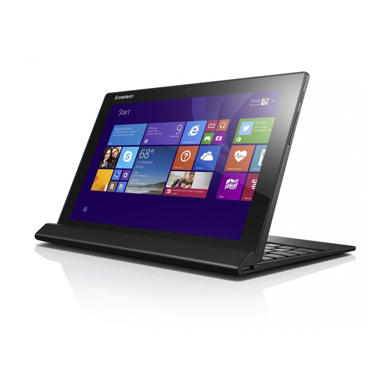 Lenovo MIIX 3-1030 Guide De L'utilisateur