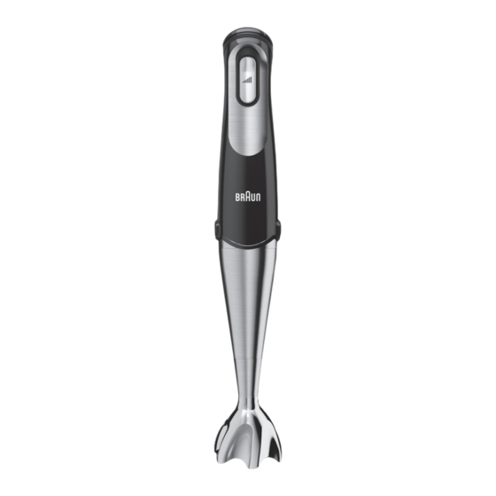 Braun Multiquick 7 MQ 745 Mode D'emploi