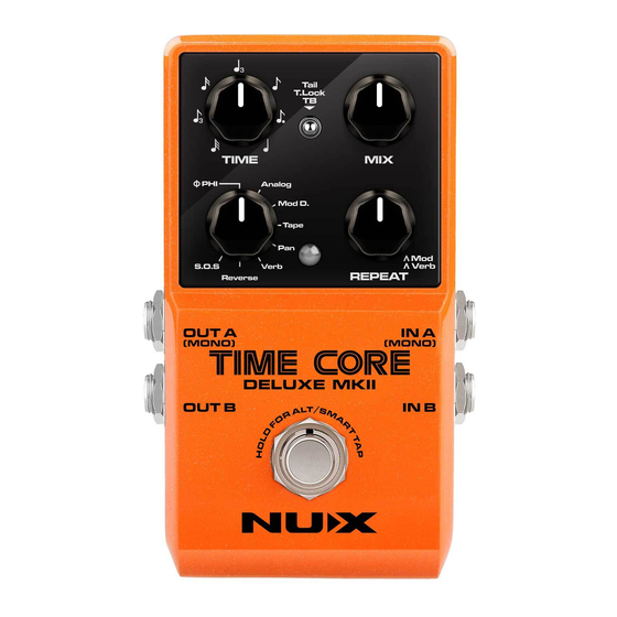 nux TIME CORE DELUXE MKII Mode D'emploi