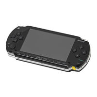 Sony PSP Mode D'emploi