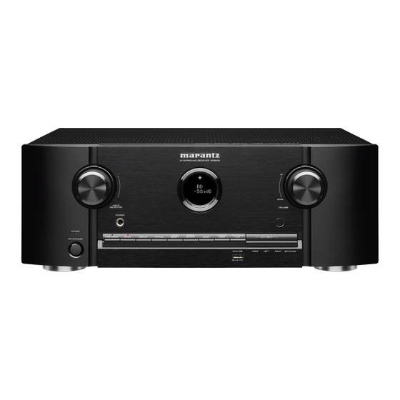 Marantz SR5006 Manuel De L'utilisateur