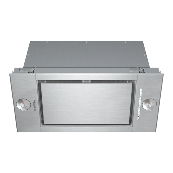 Miele DA 2668 Mode D'emploi Et Instructions De Montage