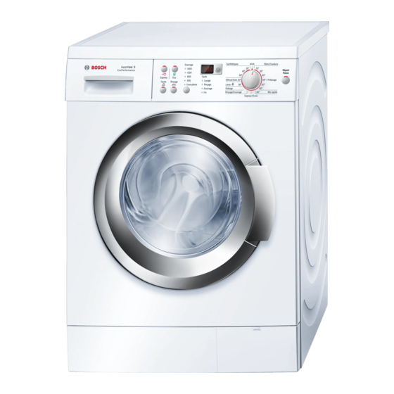 Bosch WAP28390FF Mode D'emploi