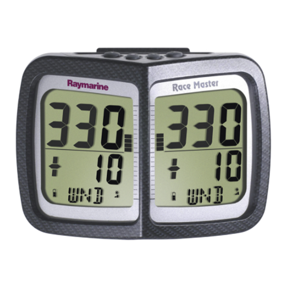 Raymarine Race Master System Mode D'emploi
