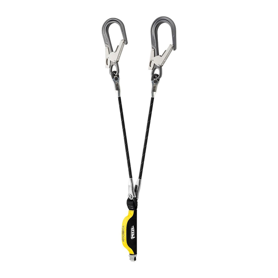 Petzl ABSORBICA-Y L59500-B Mode D'emploi