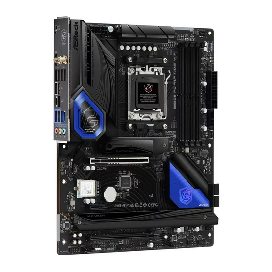 ASROCK B650E PG Riptide Manuel Utilisateur