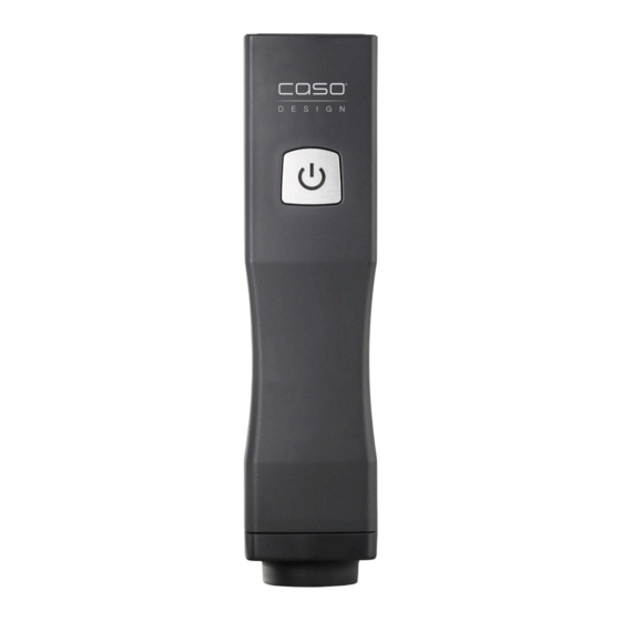 CASO DESIGN One Touch Cordless Vacuum Sealer Manuel D'utilisation