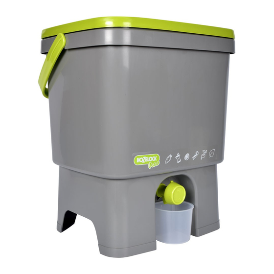 Hozelock Pure Bokashi Composter Mode D'emploi