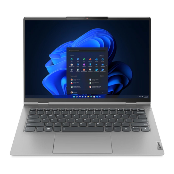 Lenovo ThinkBook 14p Gen 3 Guide D'utilisation