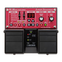 Boss LOOP STATION RC-30 DUAL TRACK LOOPER Mode D'emploi