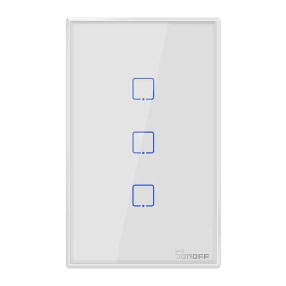 Sonoff TX US Manuels