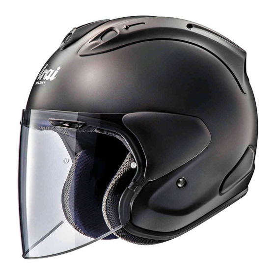 Arai Helmet SZ-R VAS Instructions D'utilisation