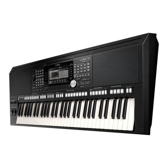 Yamaha PSR-S975 Manuel De Référence