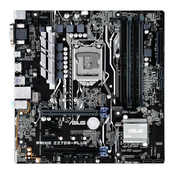 Asus PRIME Z270M-PLUS Manuel