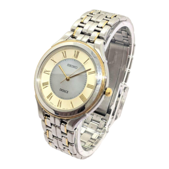 Seiko V110 Instructions