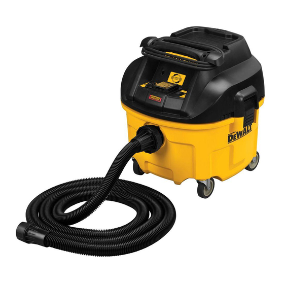 DeWalt DWV010 Guide D'utilisation