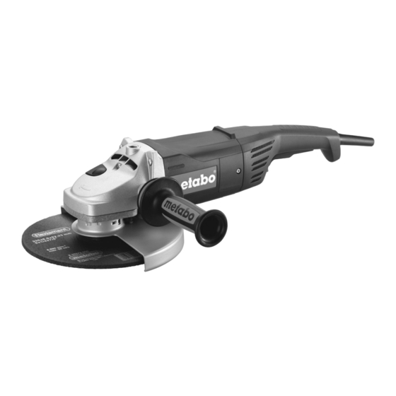 Metabo WX 20-230 SP Notice Originale