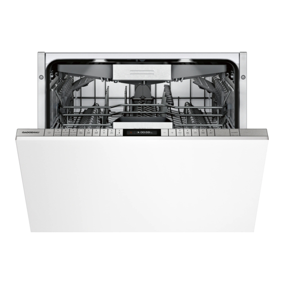 Gaggenau DF 280 Notice D'utilisation