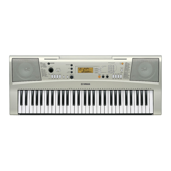 Yamaha PORTATONE PSR-E313 Mode D'emploi