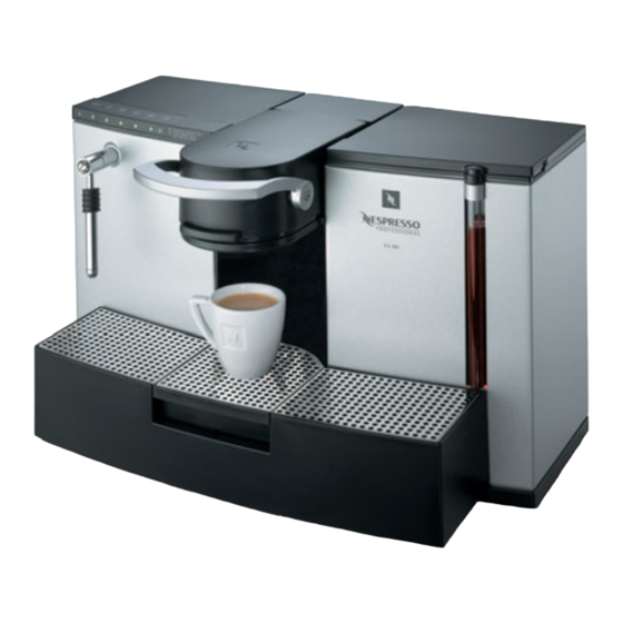 Nespresso Professional ES 100 Mode D'emploi