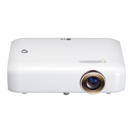 LG MiniBeam PH550G Manuel D'utilisation