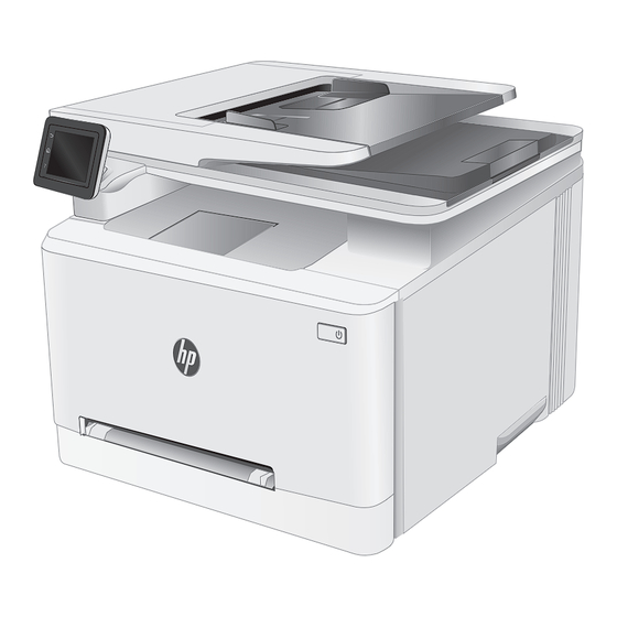 HP LaserJet Pro M282 Guide De L'utilisateur