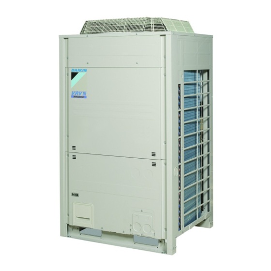 Daikin VRV III-Q Serie Manuel D'installation