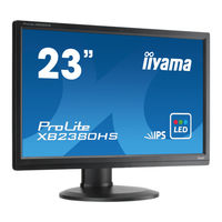 Iiyama ProLite X2380HS Mode D'emploi