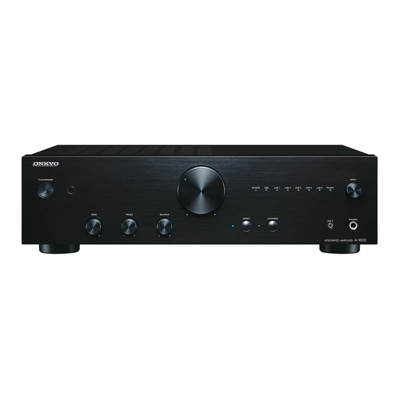 Onkyo A-9010 Mode D'emploi