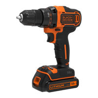 Black & Decker BDCDD186 Traduction Des Instructions Initiales