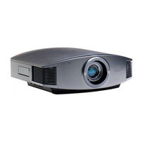 Sony VPL-GH10 Mode D'emploi