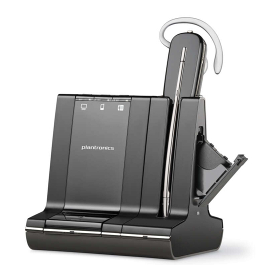 Plantronics Savi w745 Manuel D'utilisation