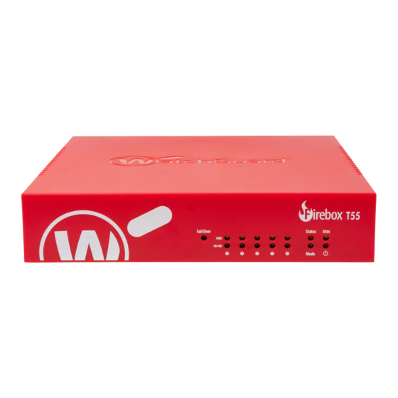 Watchguard Firebox T55 Guide De Démarrage Rapide