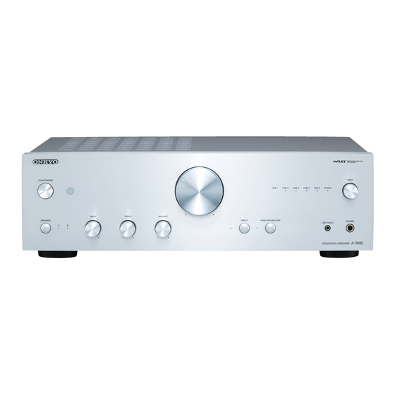 Onkyo A-9030 Manuel D'instructions