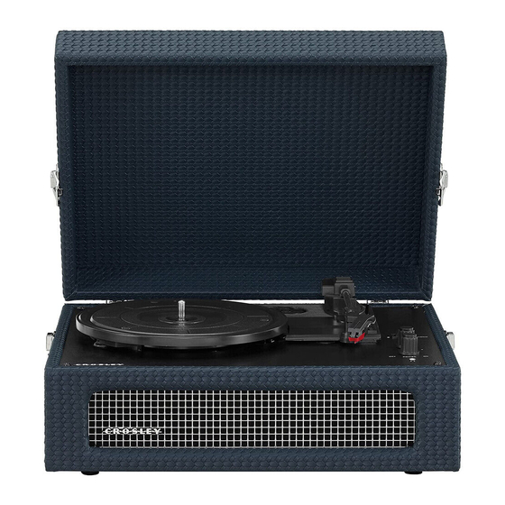 Crosley Voyager CR8017B Manuel D'utilisation