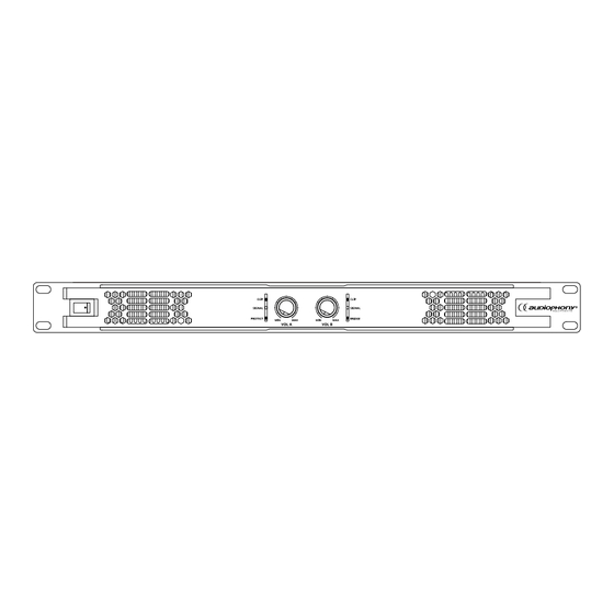 audiophony SLI1000.2 Guide De L'utilisateur