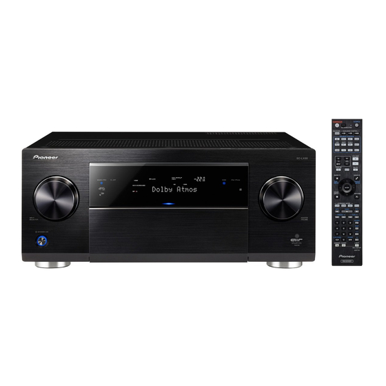 Pioneer SC-LX88-K Guide Rapide