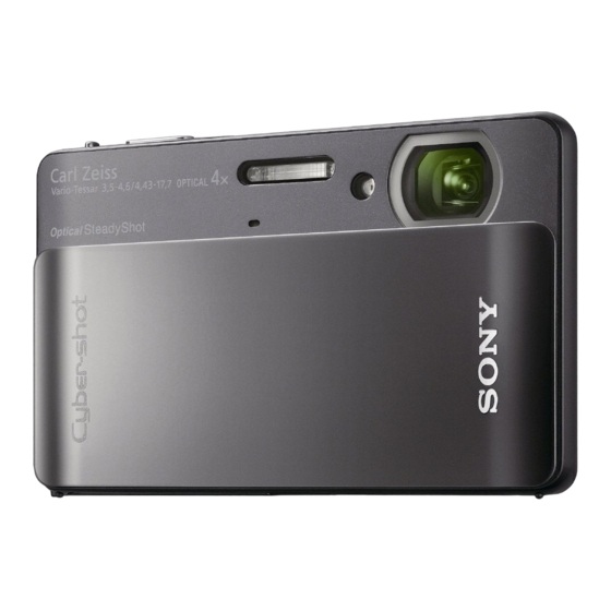 Sony Cyber-Shot DSC-TX5 Guide Pratique