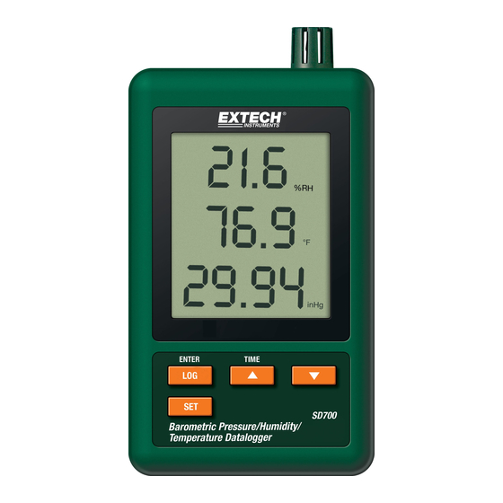 Extech Instruments SD700 Manuel D'utilisation