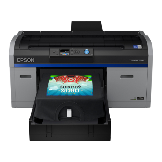 Epson SC-F2100 Série Guide D'installation