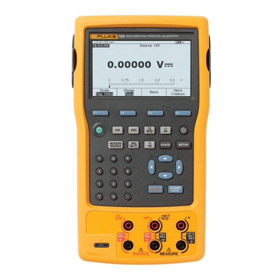 Fluke 753 Mode D'emploi