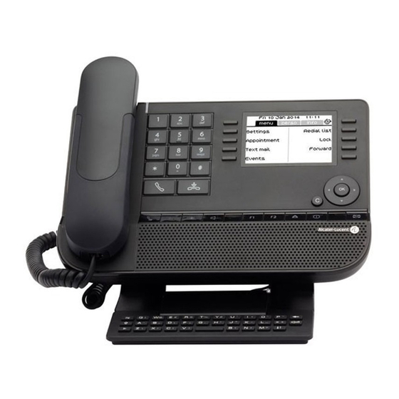 Alcatel-Lucent OXO Connect 8039s Premium DeskPhone Manuel Utilisateur