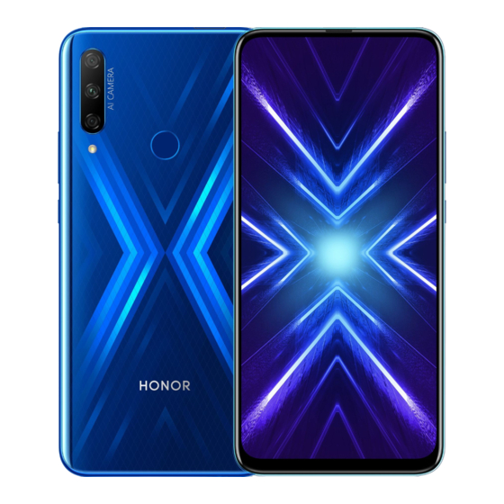 honor 9X Guide De L'utilisateur