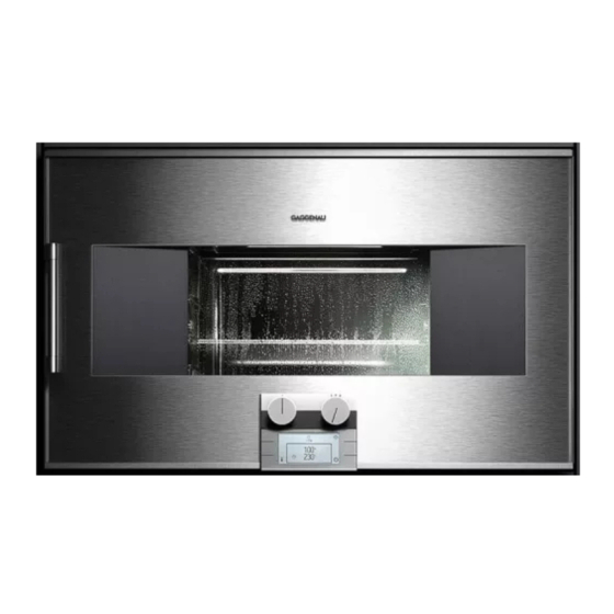 Gaggenau BS 270-6.1 Notice D'utilisation