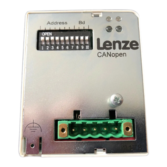 Lenze DeviceNet EMF2179IB Manuels