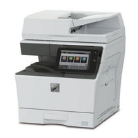 Sharp MX-C303WH Manuel Utilisateur