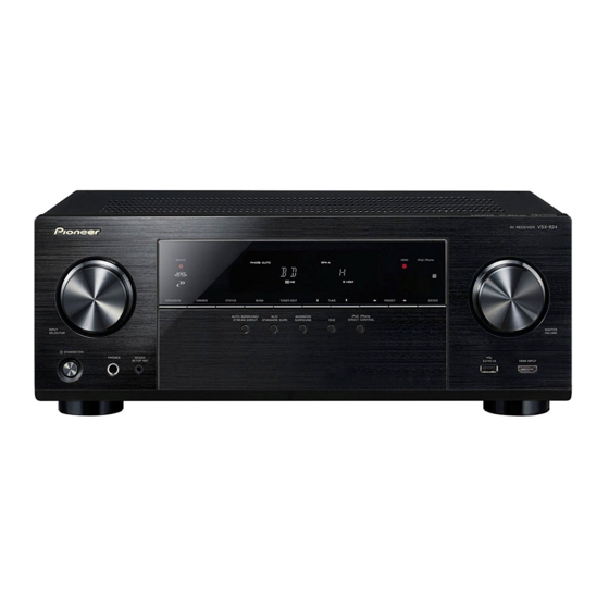 Pioneer VSX-824-K Mode D'emploi