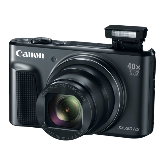 Canon PowerShot SX720 HS Guide D'utilisation