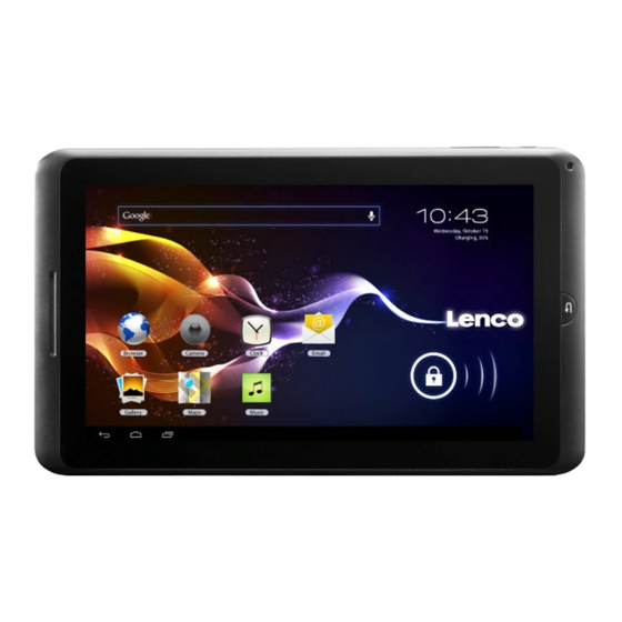 LENCO TAB-1013 Manuel De L'utilisateur